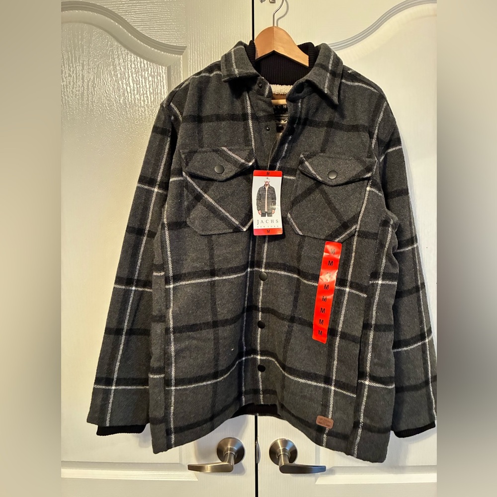 NWT JACHS New York Mens Wool Blend Jacket with Lining